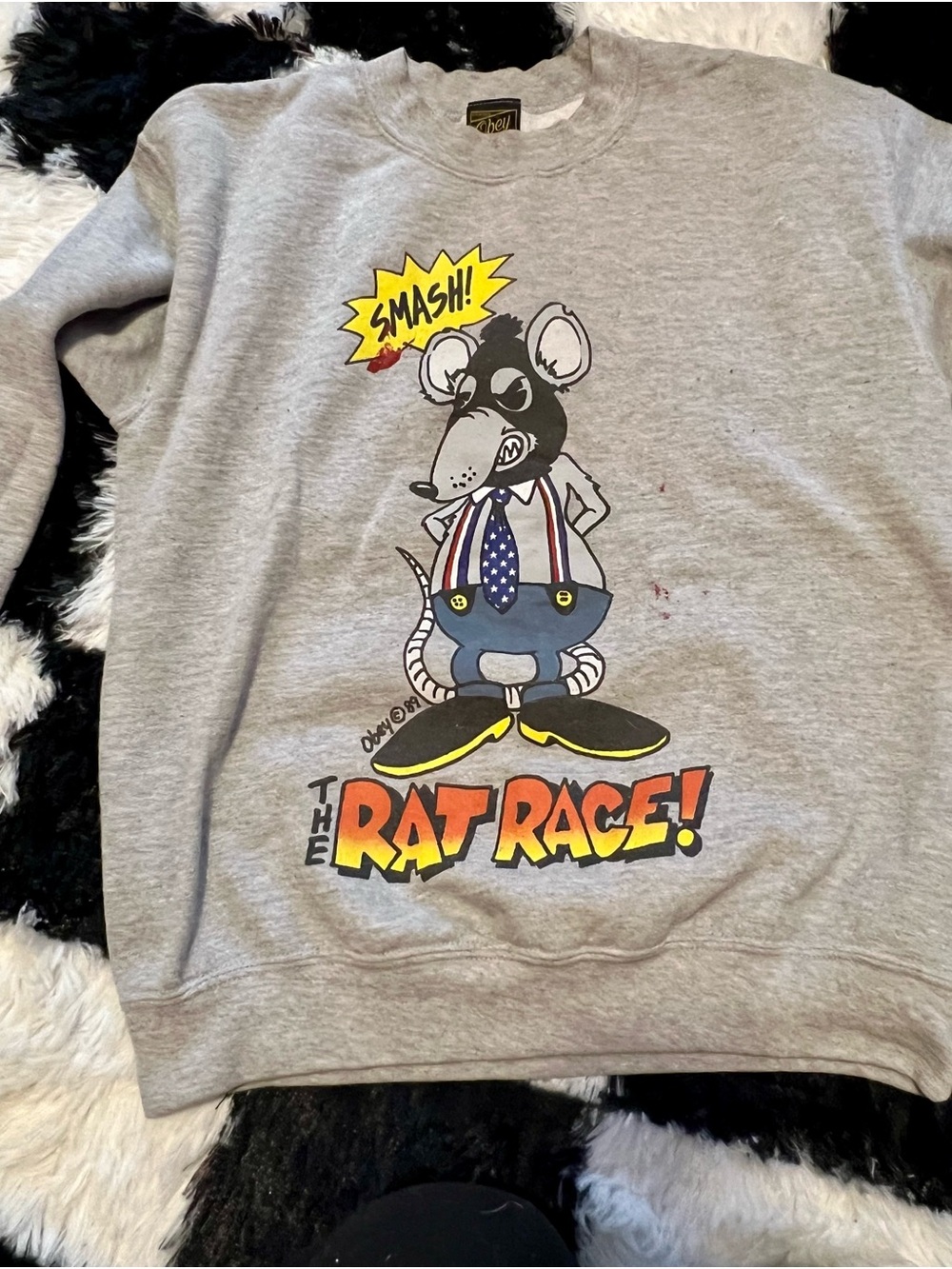 Obey "Rat Race" Crewneck Sweatshirt